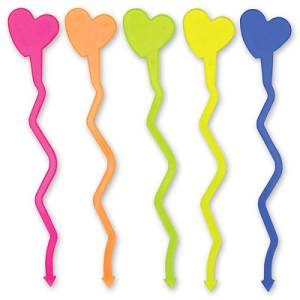 Пика для канапе  "Сердце ", 18 см., 12 шт.