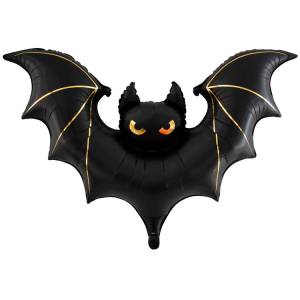 Мышь летучая черная с золотом / Китай 1207-6291