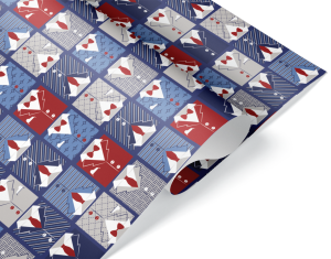 Уп. бумага "Мужской стиль" 0,7*1м (10 листов)/ 2050762