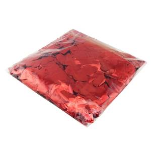 Конфетти "Сердца красные" фольгированные 3см.,500 гр.