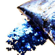 Конфетти для шаров "Мелкая крошка"фольга,синий d=4-8мм., 100 гр.