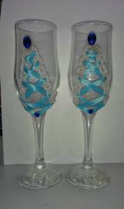 Бокалы свадебные "Эксклюзив"