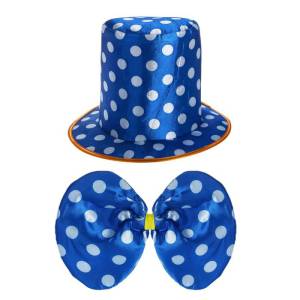 Карнавальный набор "Клоун"синий