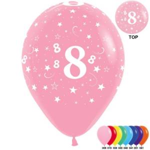 Цифра "8", Ассорти пастель12" ( Колумбия)