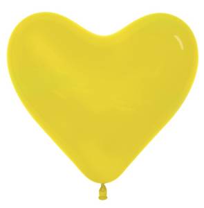 6" сердце желтое (Колумбия)
