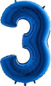 Цифра "3" -  Синяя /Grabo                     