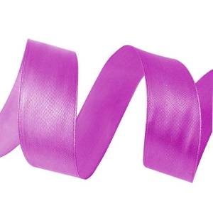 Лента атлас фуксия 7мм*22,85м