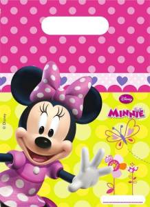 Пакеты подарочные "Стильная Минни" / 6 шт