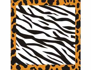 Салфетки бумажные "Сафари" 33 см. 12шт.