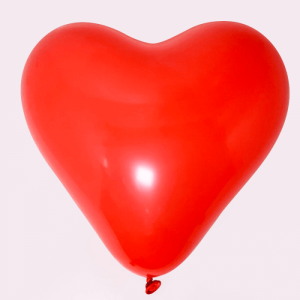 12" Сердце, красное пастель (Малайзия)/711300 "Волна Веселья"