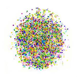 Конфетти Точки ассорти 17гр