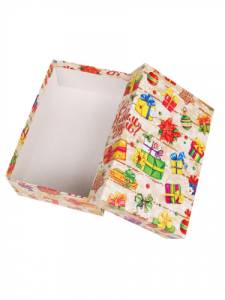 Коробка Новогодние подарки 34*22*7мм/Кор-1800