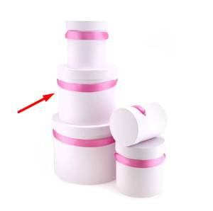 Набор коробок 200-200 Розовый 20*20*18