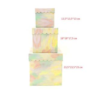 Коробка "Сахарная вата" 23,5*23,5*23 см