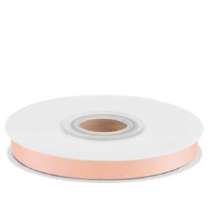 Лента атлас нежный  персик 7 мм*22,85 м