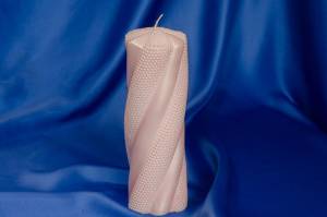 Свеча очаг жемчуг (розовый) (2325)