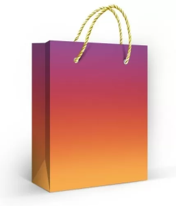 Пакет подарочный (S) 13,5*11 см. / 10000533