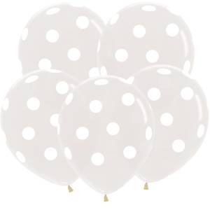 16" Большие кружки (Прозрачный) кристалл/25 шт (Колумбия)