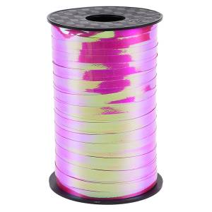 Лента голография 5 мм*250м Северное сияние Ярко-Розовый/ 6233121