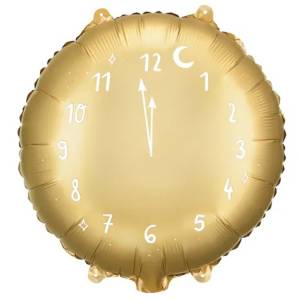 18" Часы Новогодние Gold ПД / 1202-3945