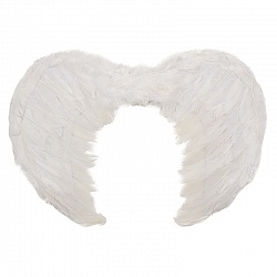 Крылья ангела белые 55см 6230517