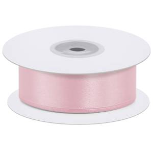 Лента атлас нежно-розовый 25 мм*22,85 м / 25043