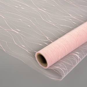 Фатин в рулоне "Воздушная паутинка" 0,48*4,57 м. розовый / 6234093