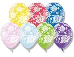 Цветы,металлик 14" 1103-0834