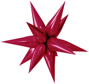 3d Звезда составная 26" Бургундия /  23967