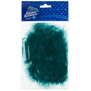 Набор перьев (Изумруд) 12-15 см, 30 шт. / 6015543