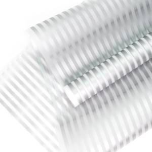 Пленка упаков Полосы Люкс Серебро /60см*10,3м П241