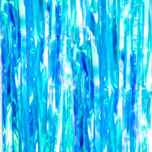 Занавес "Дождик" Хамелеон, Морская лазурь голография 2 м* 1м. (Китай) 6014394