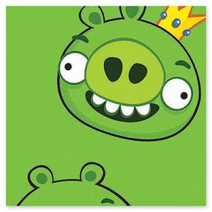 Скатерть  "Angry Birds" 1,4*2,6м.
