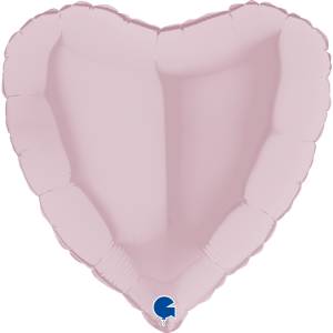 18" Сердце Розовый (Grabo)/18022PP/1204-1535