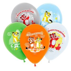 12" Лео и Тиг, СДР мнгцв ассорти пастель (Турция) 8122081