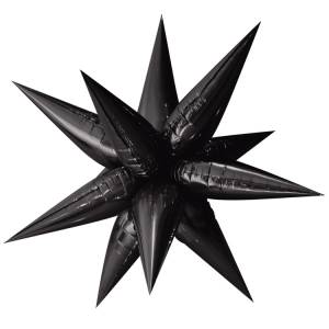 3d Звезда составная 25" черная /1209-0446