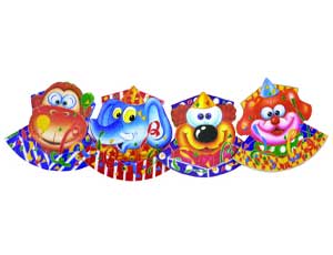 Колпак с фигуркой Животное 6 шт.