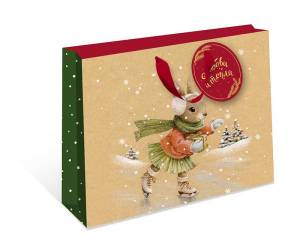 Пакет подарочный 36*32*12 см / 1594.021