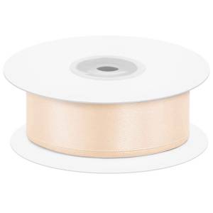 Лента атлас бежевый 12 мм*22,85 м