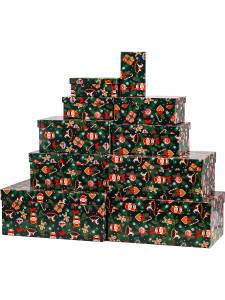 Коробка 26*17,5*11 см Новогодняя сказка