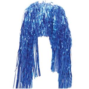 Парик "Дождик медиум" синий 713029