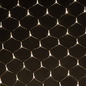 Гирлянда-сетка ТЕПЛЫЙ БЕЛЫЙ 1,5*1,5 м.(Ч11053)