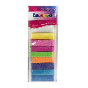 Глиттер "Блестки" Макаронс Ассорти, 9 цветов Китай / 1705149