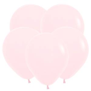 12" Пастель Макаронс Розовый (Турция) /8123002