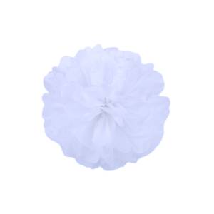 Помпон из бумаги 45 см (белый)