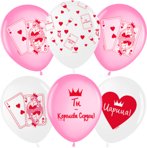 12" Королева, ассорти пастель (Малайзия)/ 711653