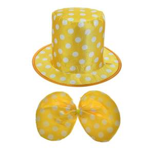 Карнавальный набор "Клоун"желтый