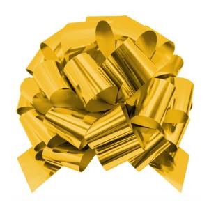 Бант-шар металл Золото D36 см 7 см /1509-1334