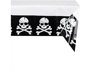 Скатерть "Череп Пирата черн" 1,2*1,8 м