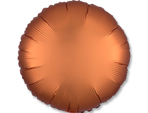 Круг Сатин Amber (оранжевый) 18" (Анаграм) 1204-0733